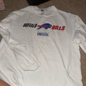Buffalo Bills White Long Sleeve Shirt